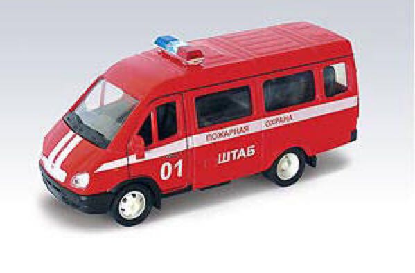 ГАЗель Пожарная Охрана - Autotime toy car collectible - Main Image 1