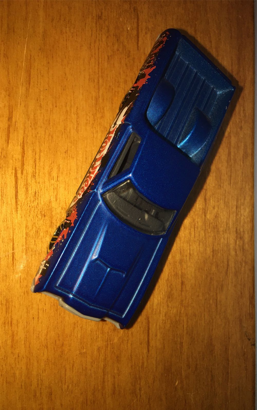 2008 72 Ford Ranchero Blue With Hotwheel Logo On Side  toy car collectible - Main Image 2