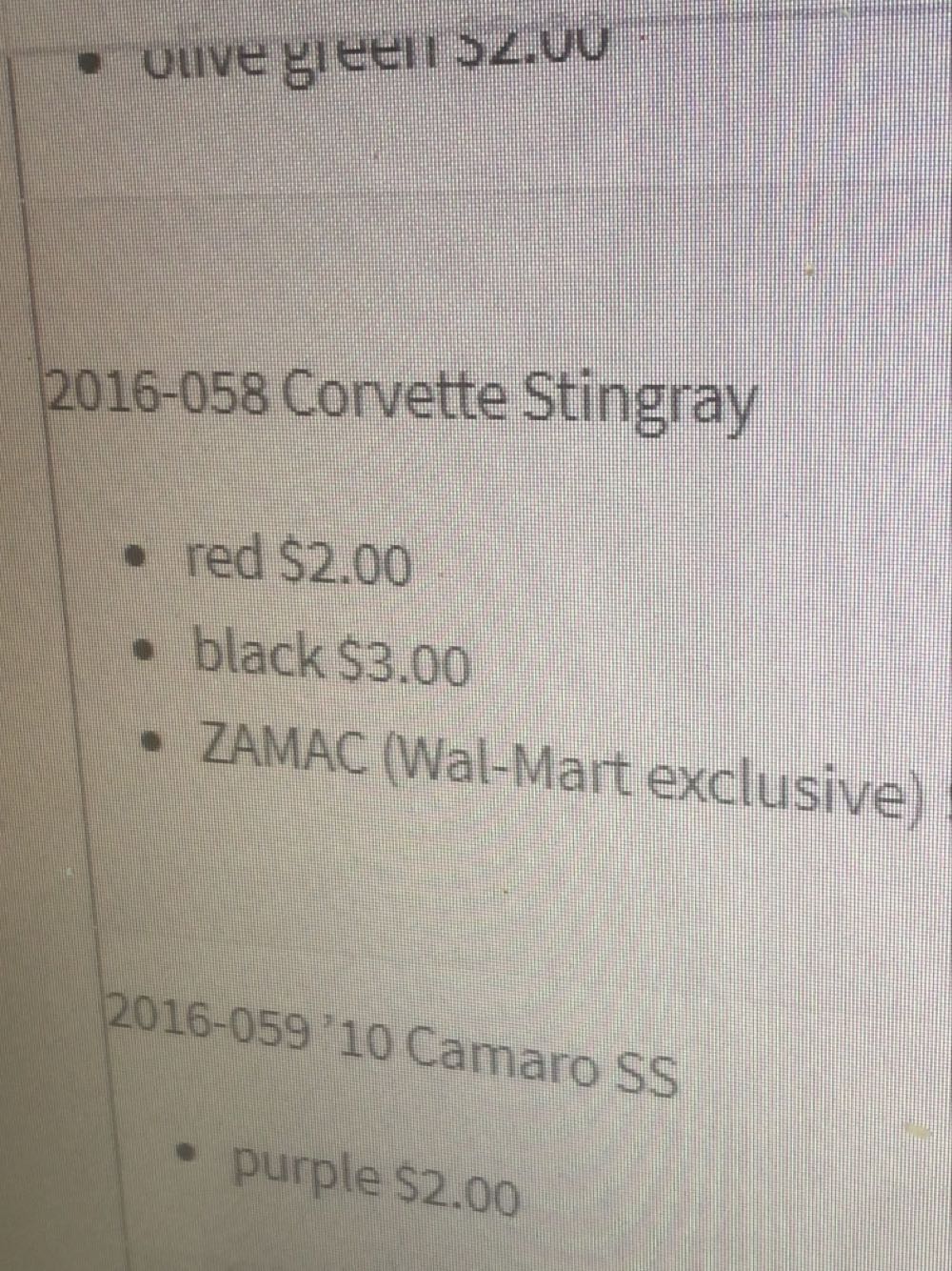 Corvette Stingray - HW Mild To Wild toy car collectible - Main Image 3