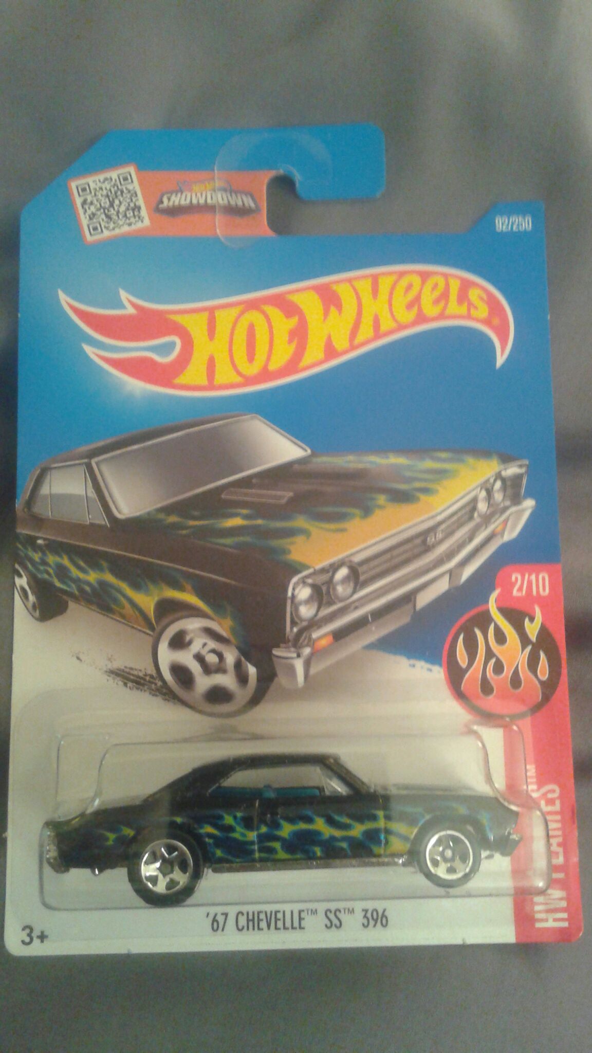 67 Chevelle SS 396 - HW Flames toy car collectible - Main Image 1