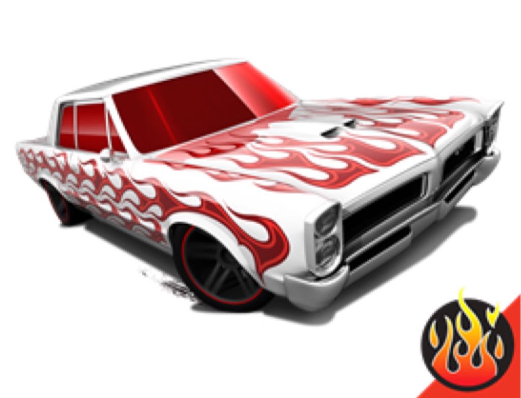 ’65 Pontiac GTO - ’16 HW Flames toy car collectible - Main Image 2