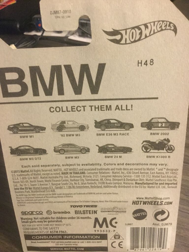 BMW M3 - 2016 BMW toy car collectible - Main Image 2