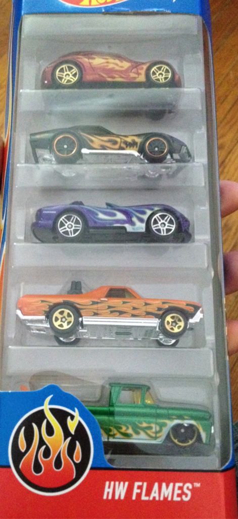 Custom 62 Chevy - HW Flames 5-Pack 2016 toy car collectible - Main Image 2