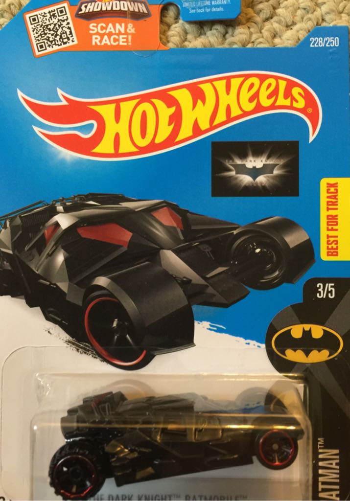 DC: Batman: The Dark Knight Batmobile  toy car collectible - Main Image 1