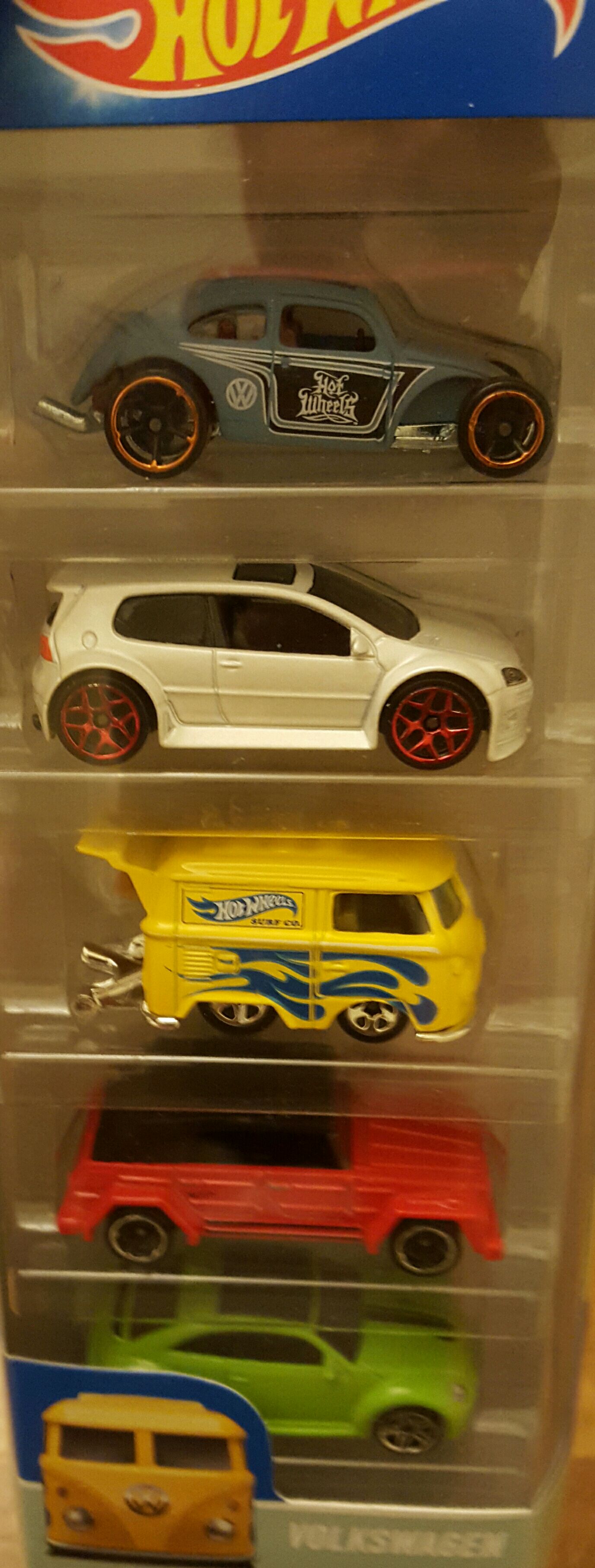 Hot Wheels 5 Pack Volkswagen - 5 pack toy car collectible - Main Image 2