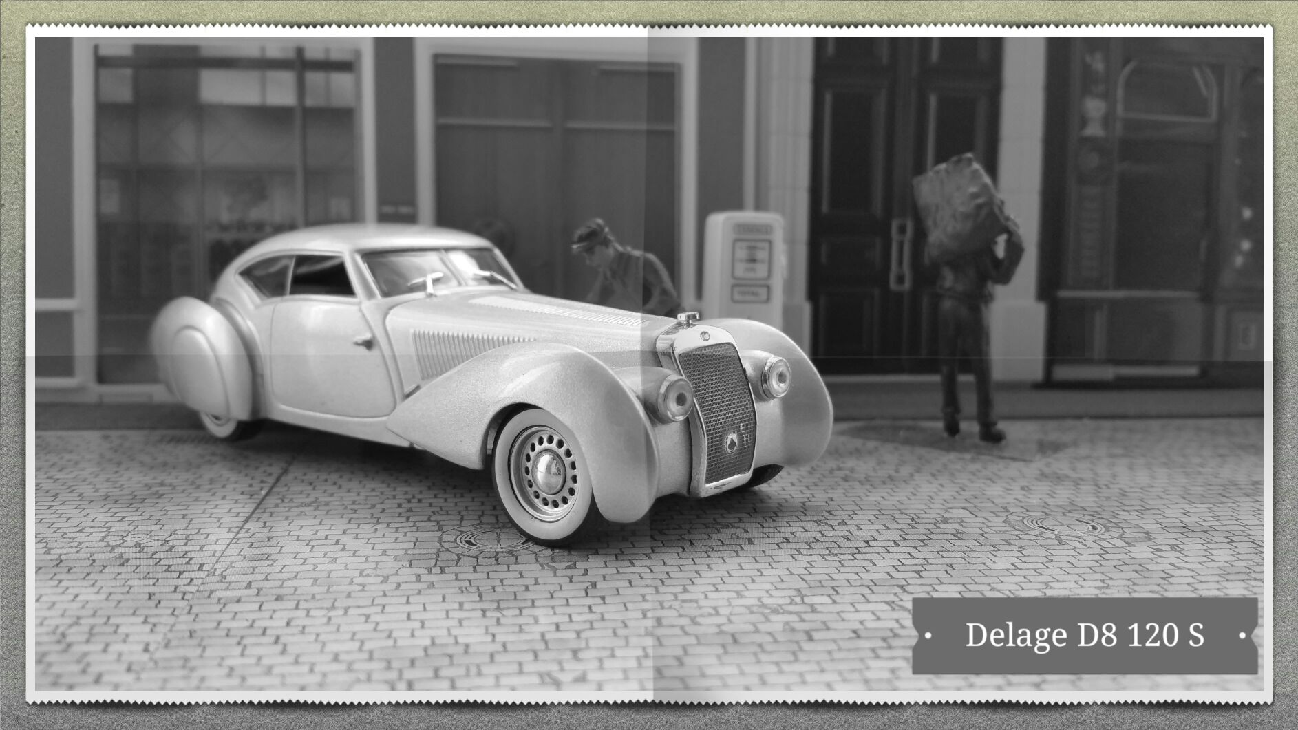 Delage D8 S Aéro Coupé - Voitures françaises classiques toy car collectible - Main Image 2