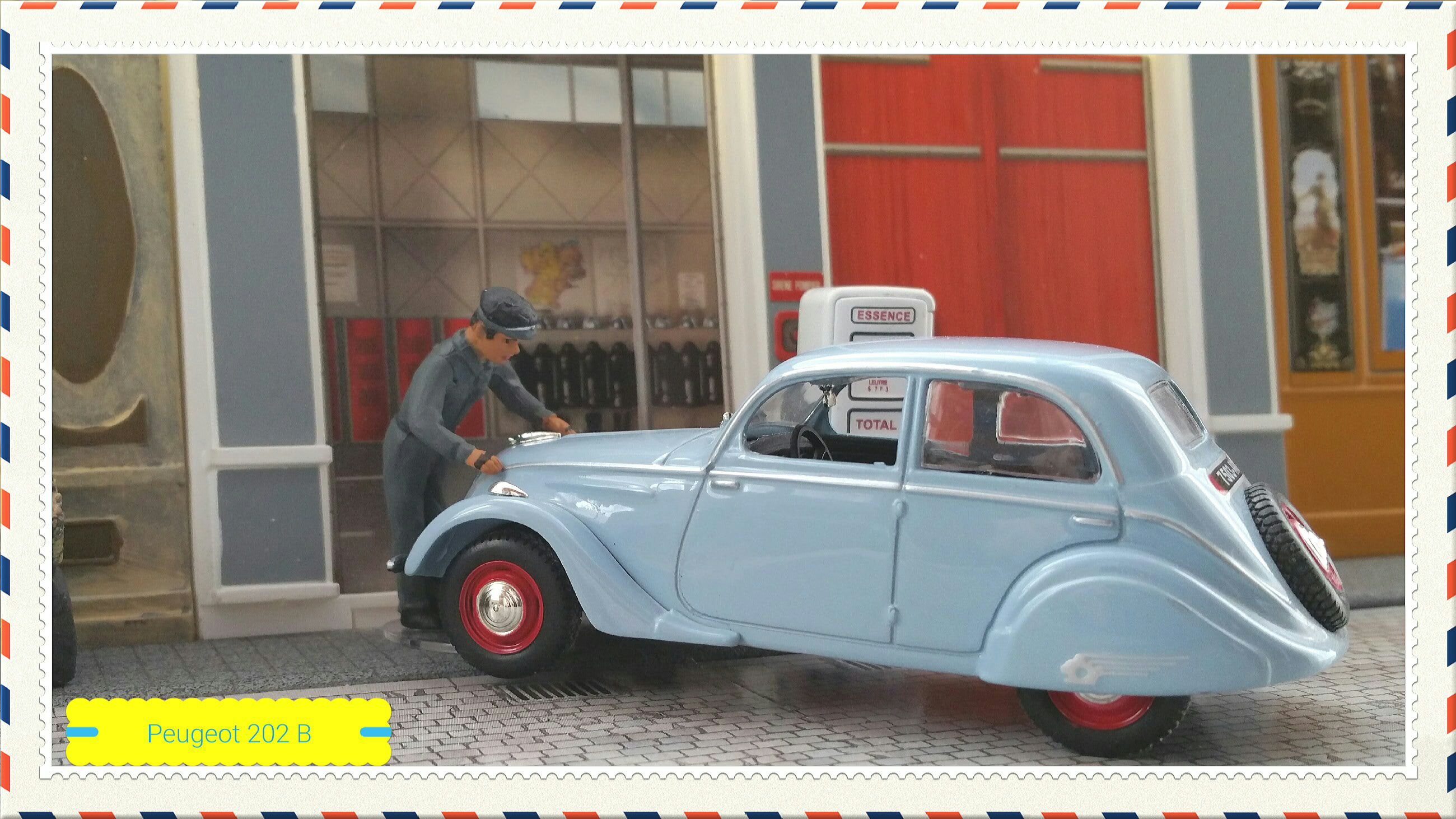 Peugeot 202 B (1) - Collection Peugeot toy car collectible - Main Image 2