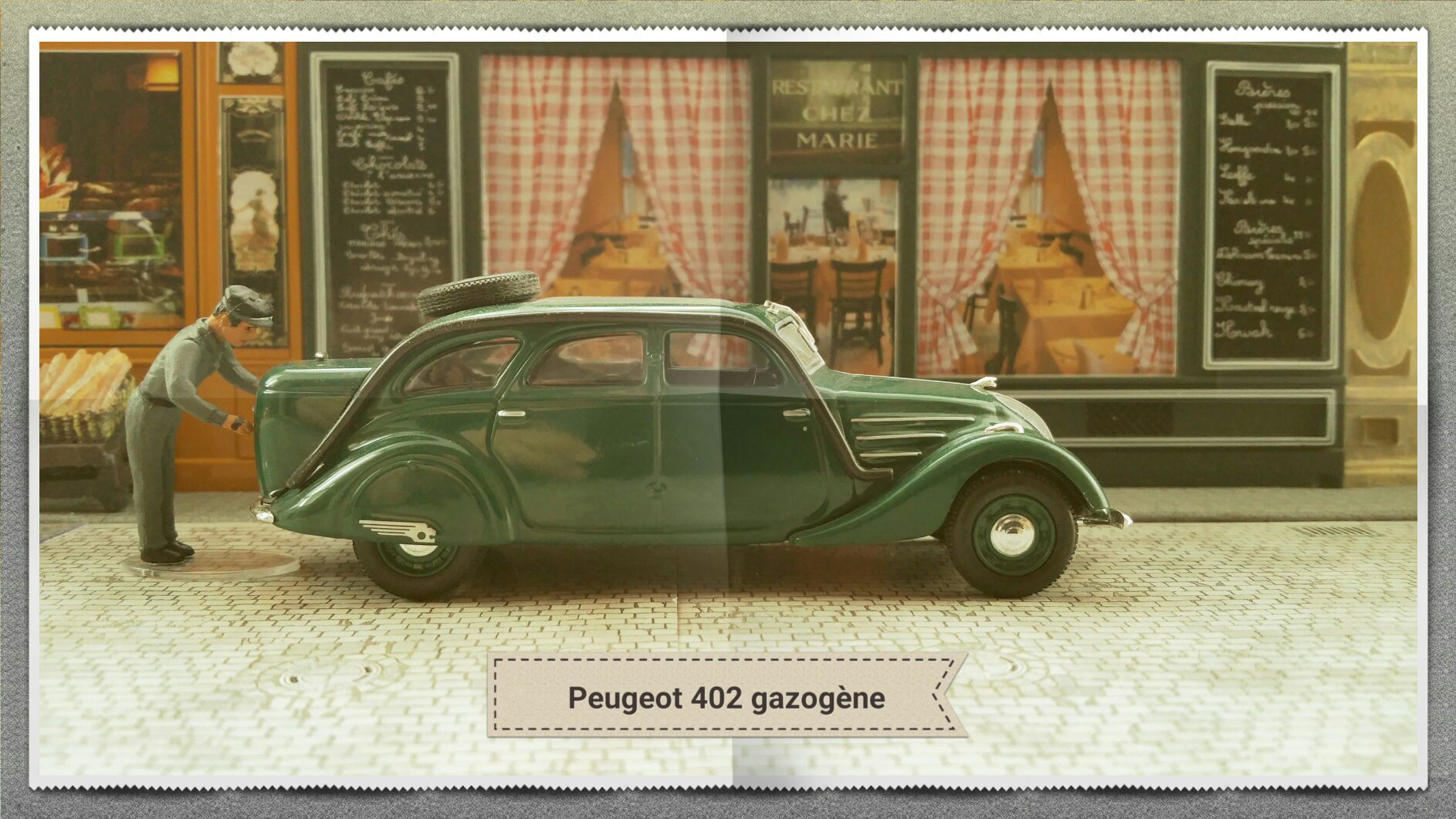 Peugeot 402 B Gazogène - Collection Peugeot toy car collectible - Main Image 2