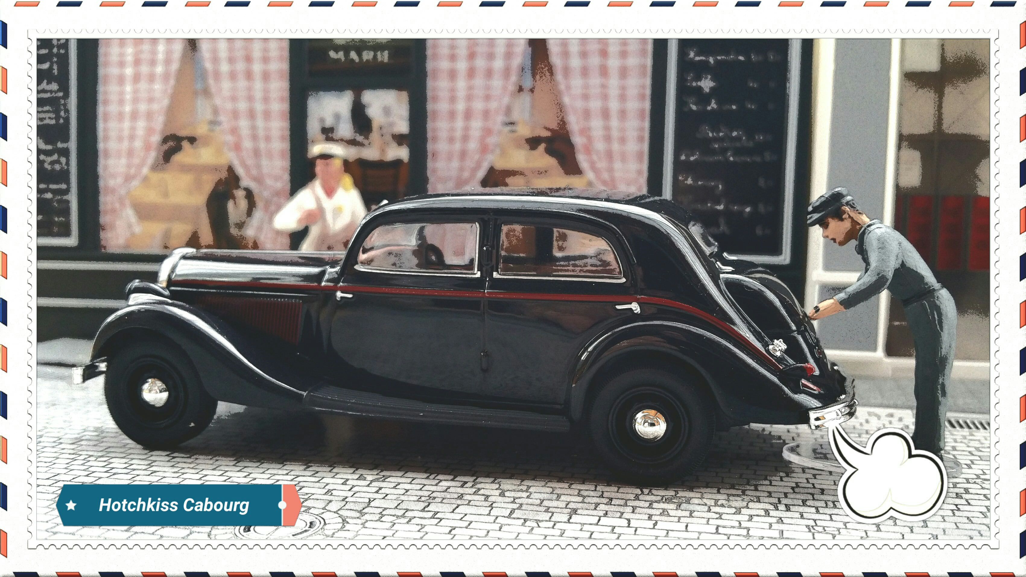 Hotchkiss 686 Cabourg - Voitures françaises classiques toy car collectible - Main Image 2