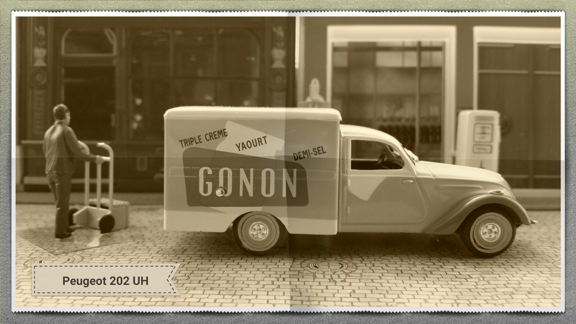 Peugeot 202 Fourgon - Collection Peugeot toy car collectible - Main Image 2