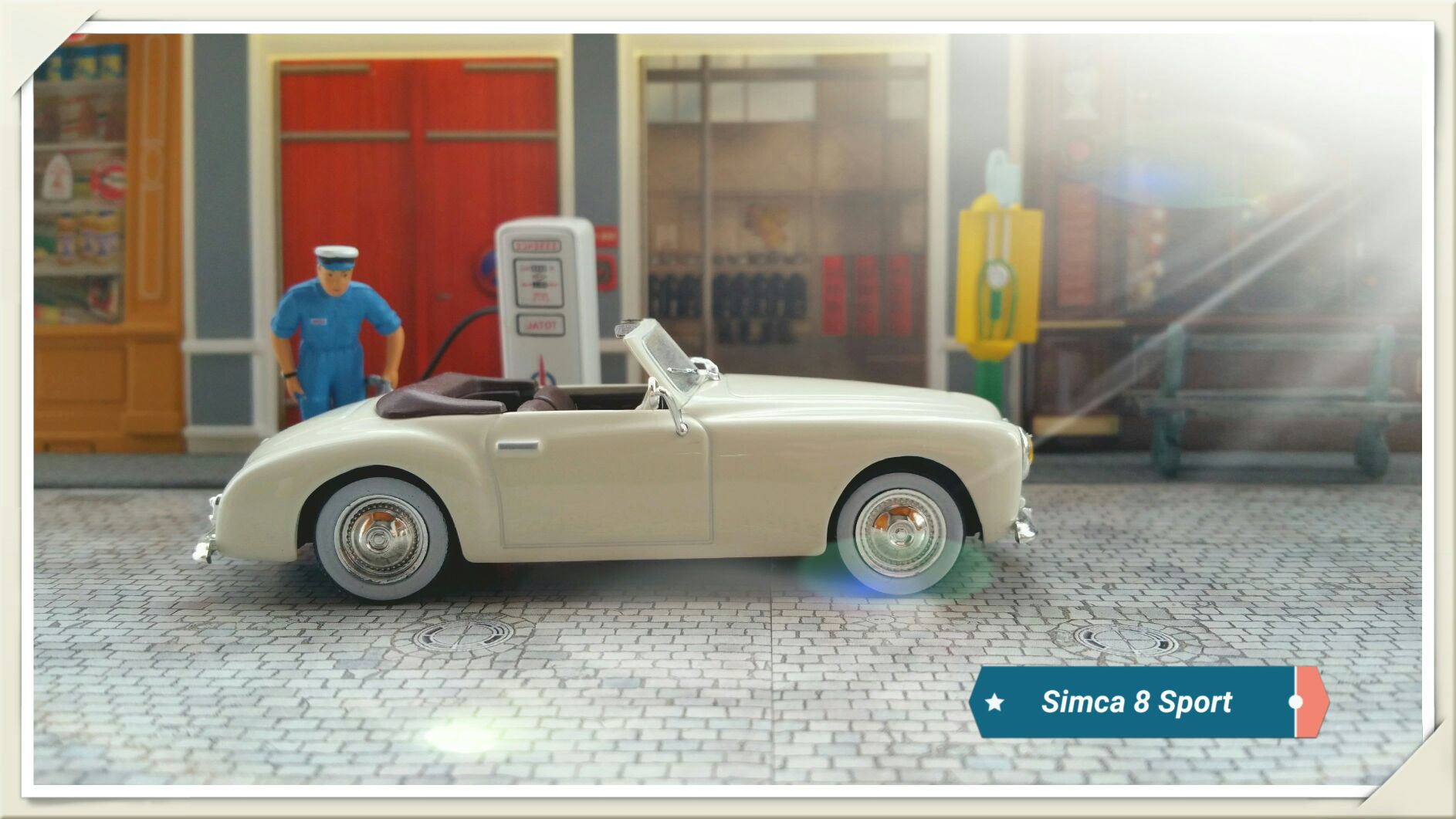 Simca 8 Sport - Voitures d’antan toy car collectible - Main Image 2