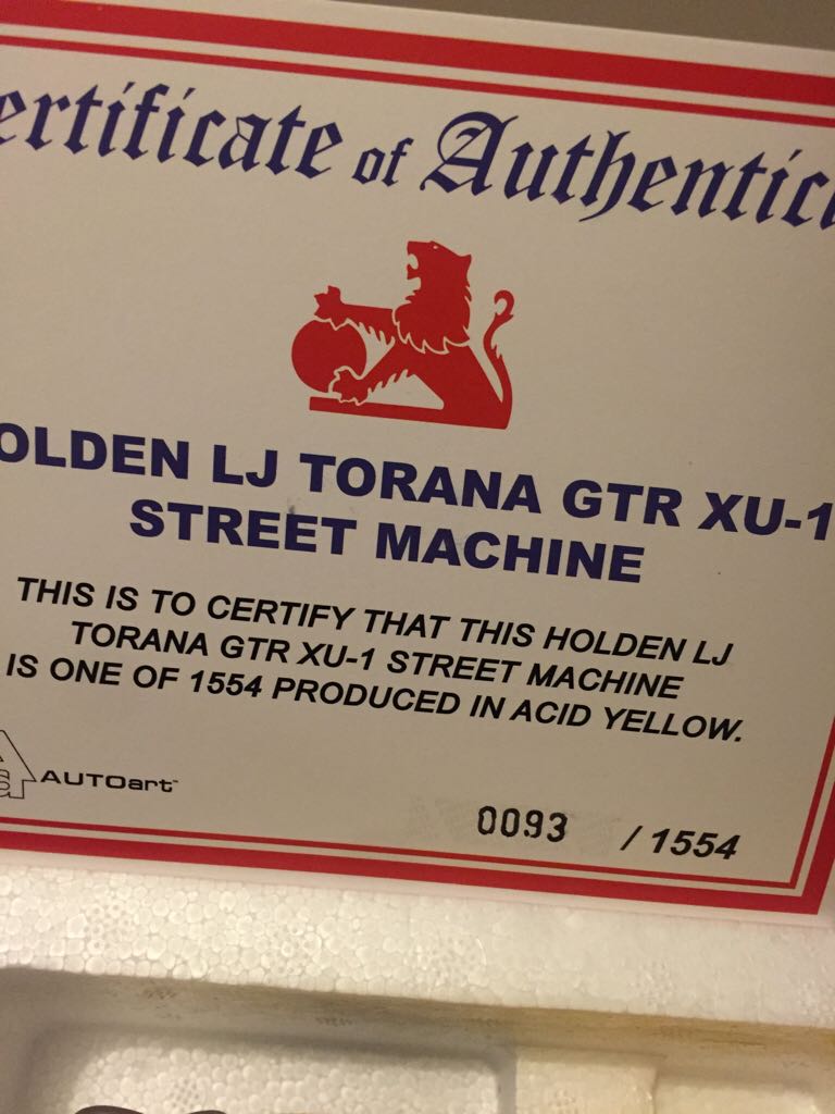 Autoart - GTR XU1 Street Machine toy car collectible - Main Image 2