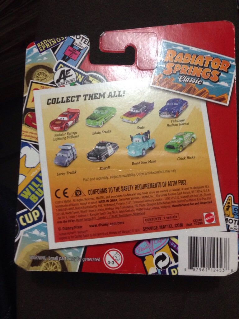 Radiator Springs Lightning McQueen - Disney Pixar Cars toy car collectible - Main Image 2