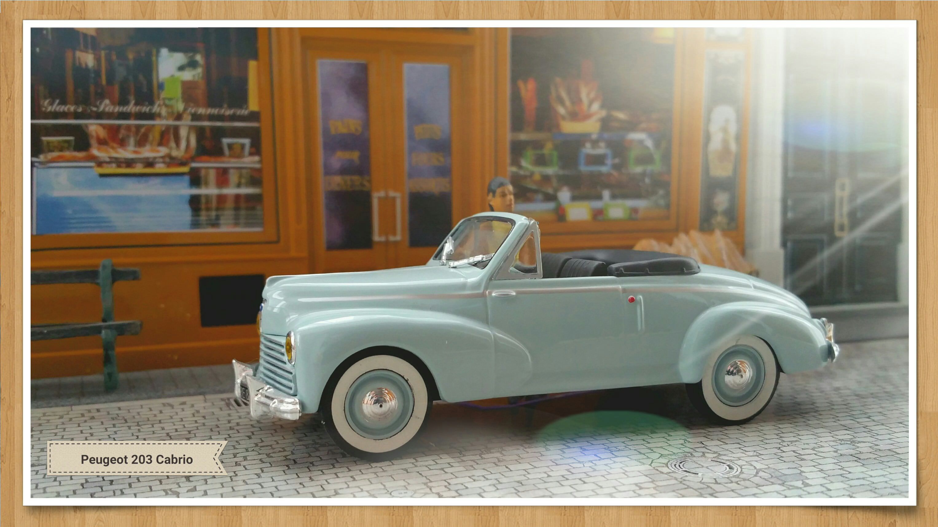 Peugeot 203 Cabriolet (1) - Collection Peugeot toy car collectible - Main Image 2
