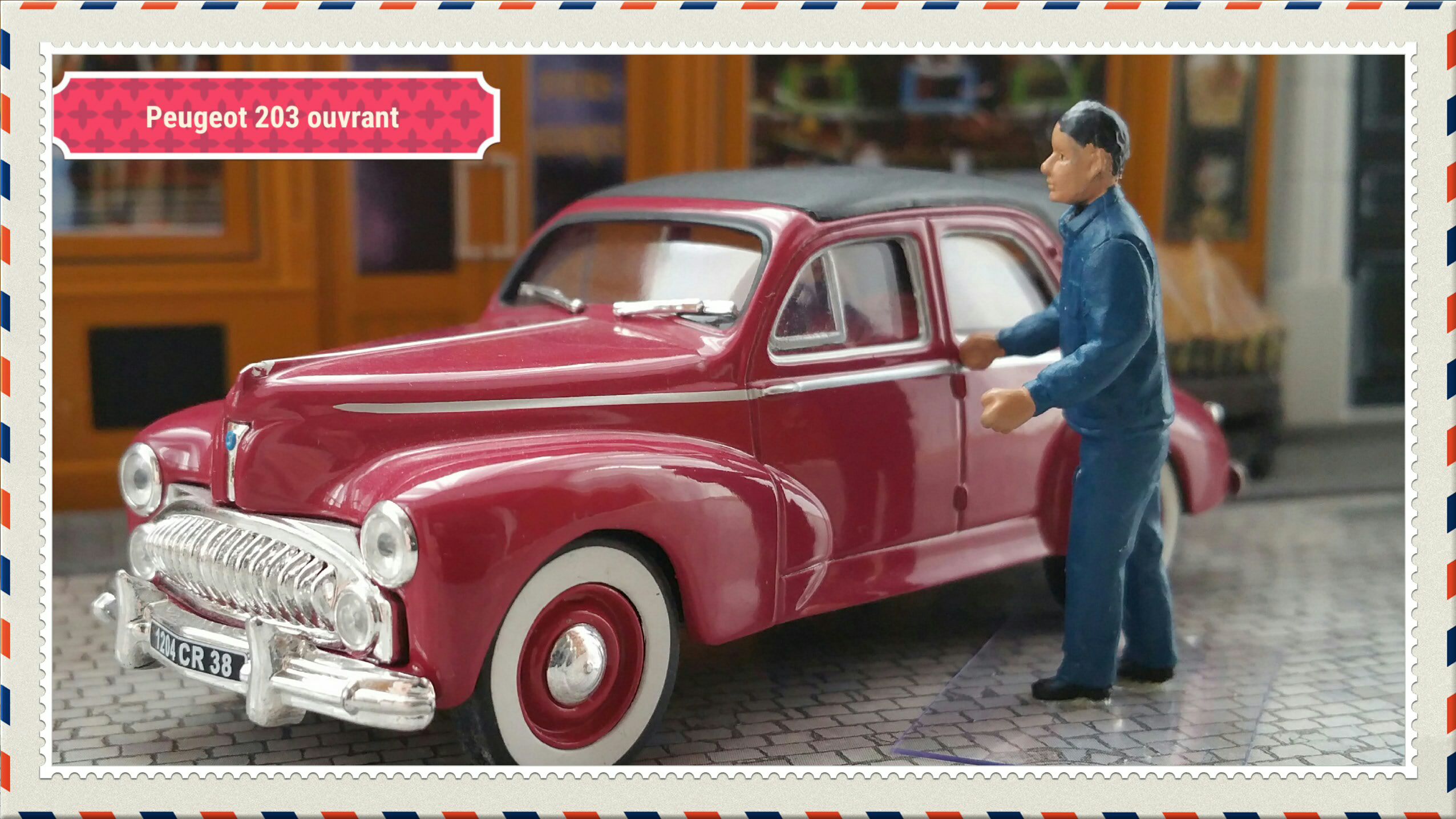 Peugeot 203 Darl’Mat découvrable - Collection Peugeot toy car collectible - Main Image 2