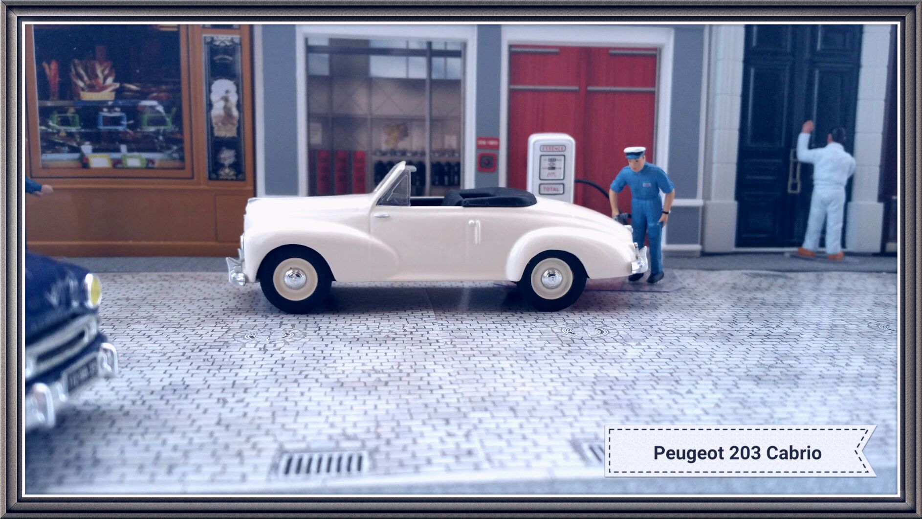 Peugeot 203 Cabriolet (2) - Voitures françaises d’autrefois toy car collectible - Main Image 2