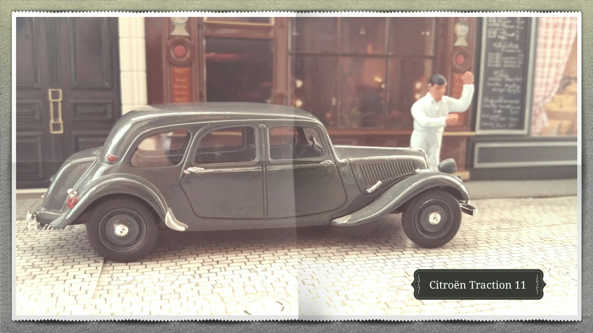 Citroën Traction 11cv Familiale - Voitures françaises d’autrefois toy car collectible - Main Image 2