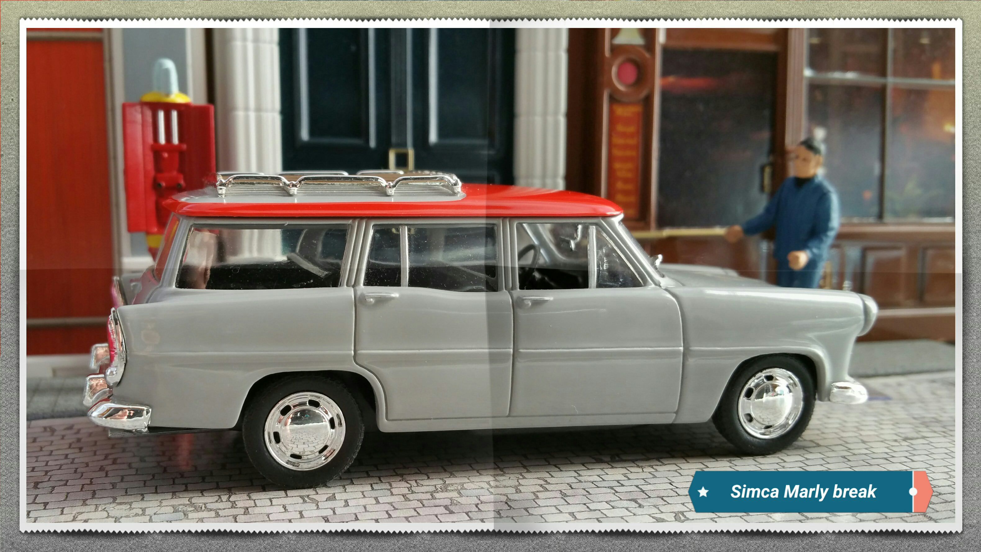 Simca Marly - Voitures françaises d’autrefois toy car collectible - Main Image 2