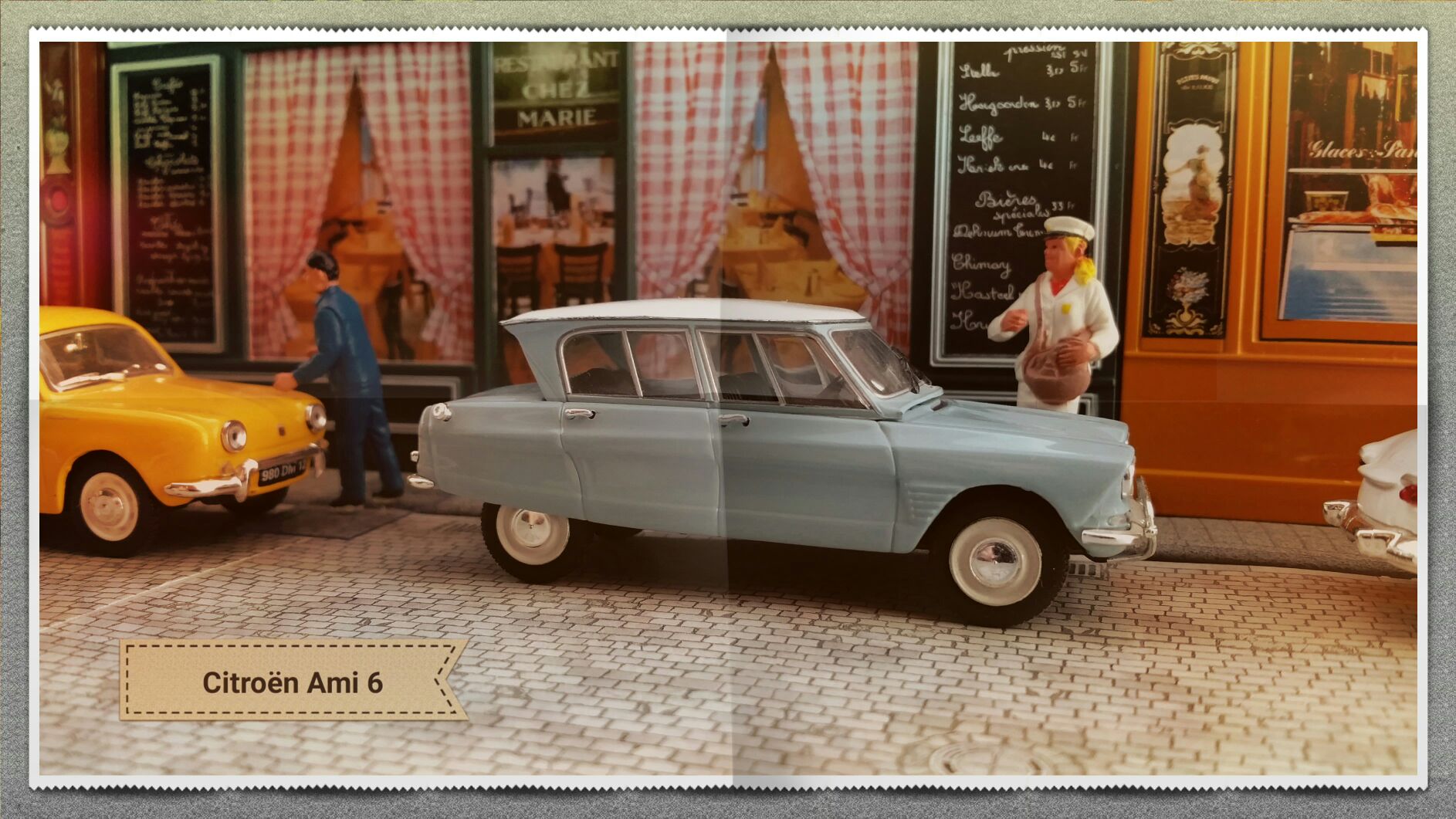 Citroën Ami 6 - Voitures françaises d’autrefois toy car collectible - Main Image 1