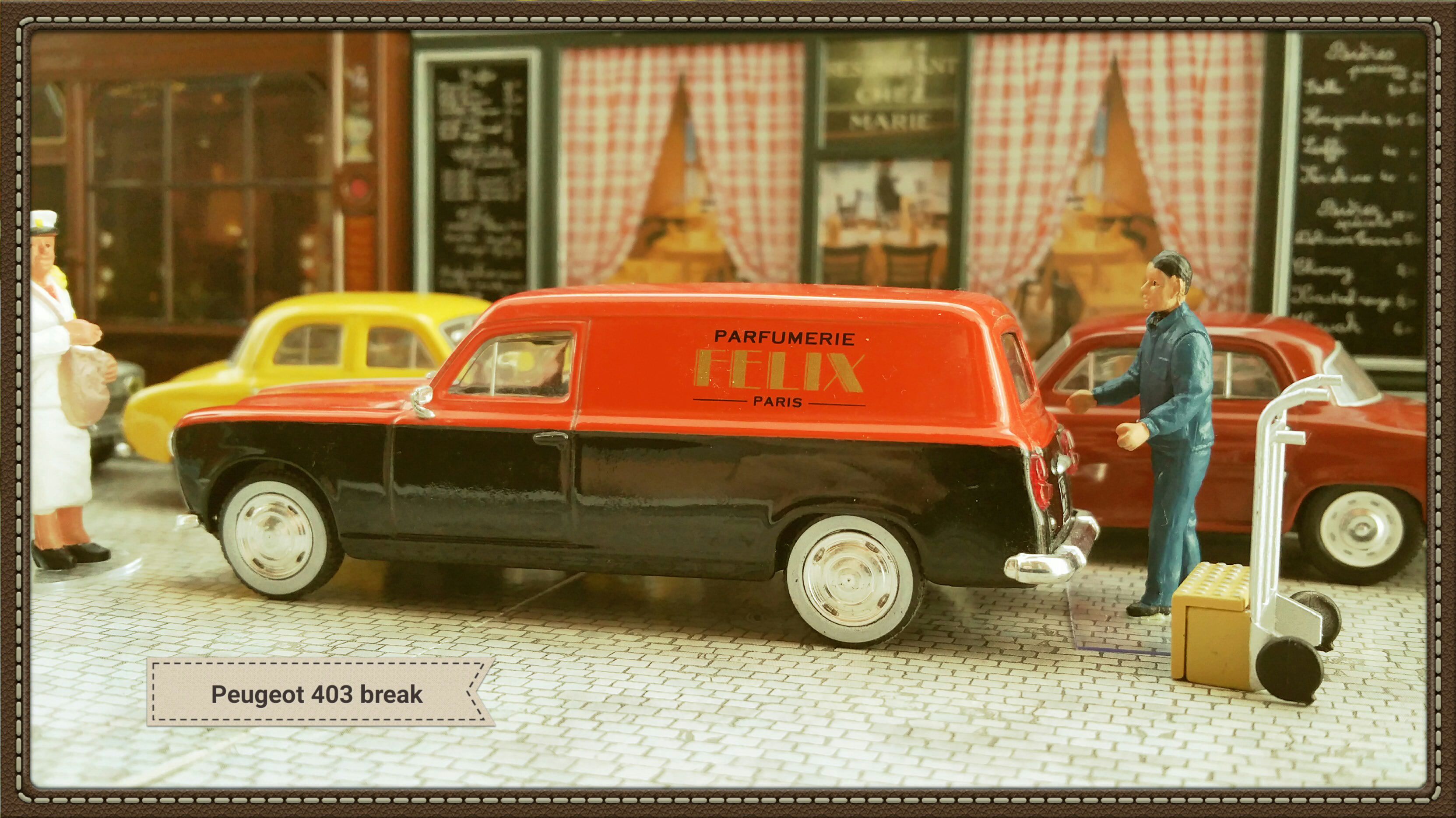 Peugeot 403 Fourgonnette tôlée (2) - Collection Peugeot toy car collectible - Main Image 2