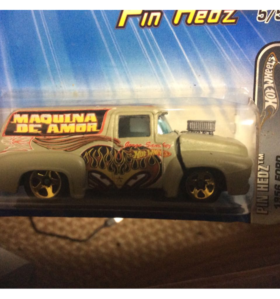 ‘56 Ford - 2005 - HW Pin Hedz toy car collectible - Main Image 2