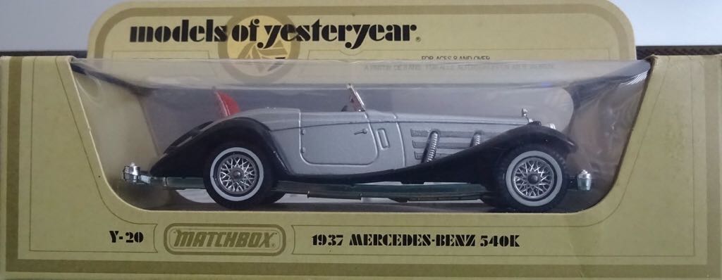 Mercedes Benz 540K - Matchbox Models Of Yesteryear toy car collectible - Main Image 2