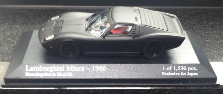 Lamborghini Miura Homologation - Minichamps For Kyosho toy car collectible - Main Image 1