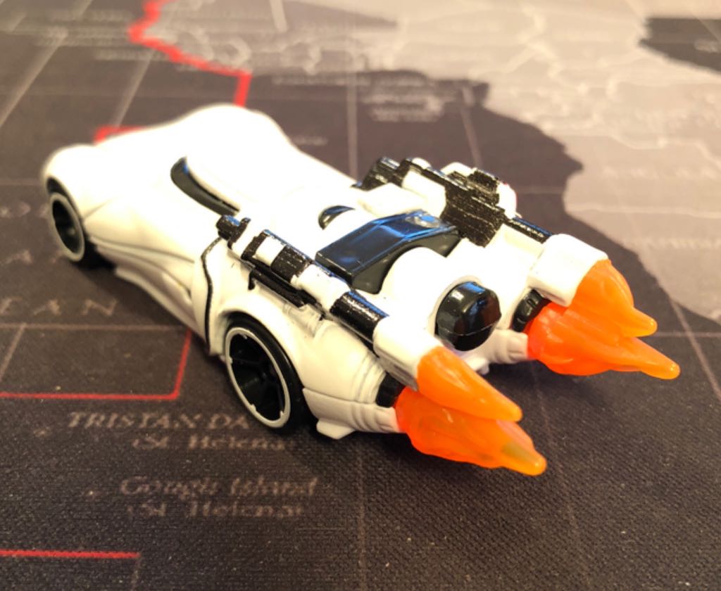 First Order Flametrooper (Loose) - Hot Wheels toy car collectible - Main Image 2