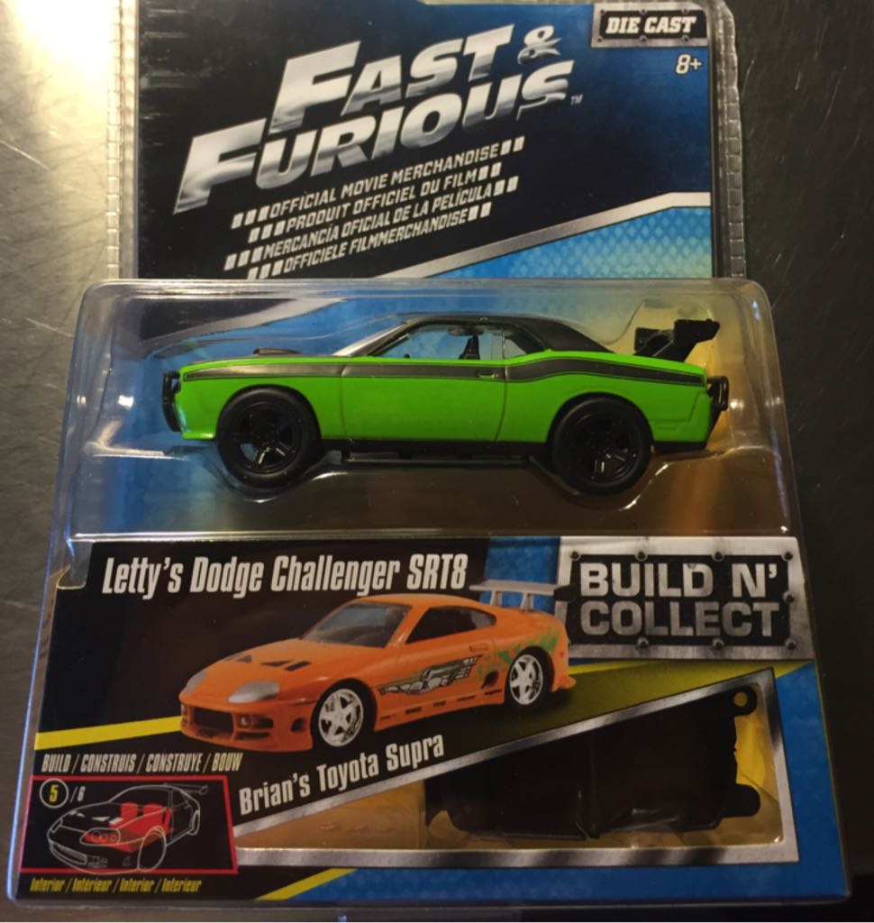 Letty’s Dodge Chellenger SRT8 - Fast & Furious toy car collectible - Main Image 1