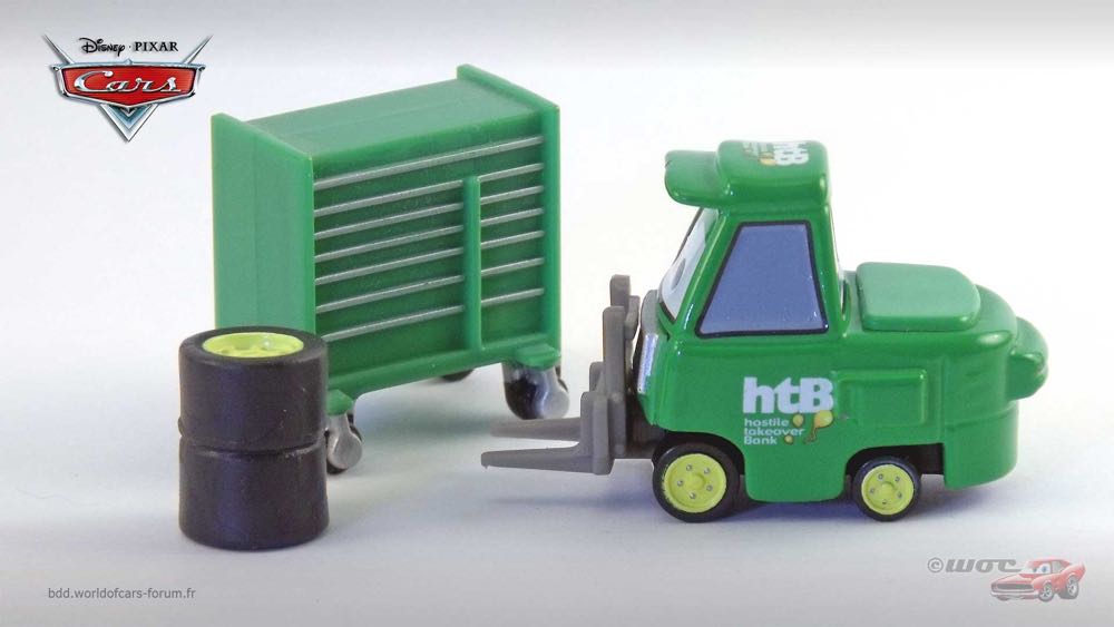 Chick Hicks Pitty (Wide) - (2010 - Final Lap) PACK OF 4 (64) toy car collectible - Main Image 4