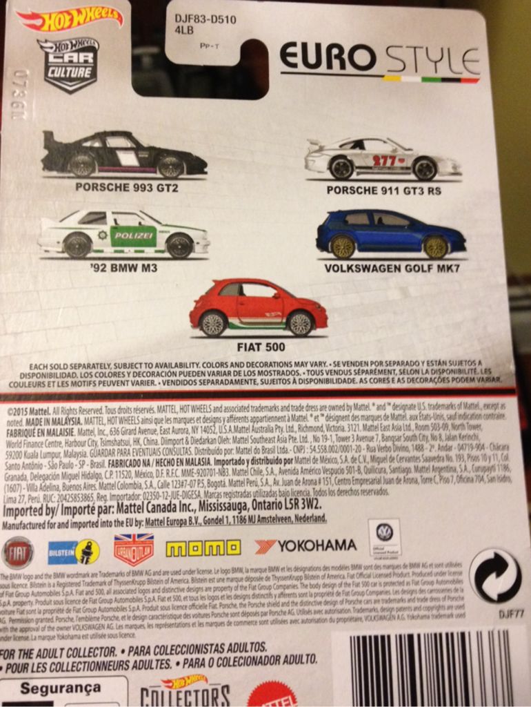 Volkswagen Golf MK7 - HW Art Cars toy car collectible - Main Image 2