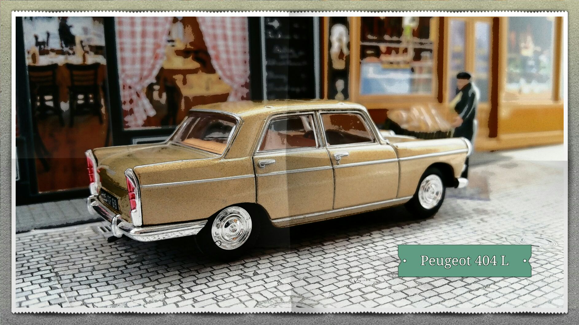Peugeot 404 Berline (2) - Collection Peugeot toy car collectible - Main Image 2
