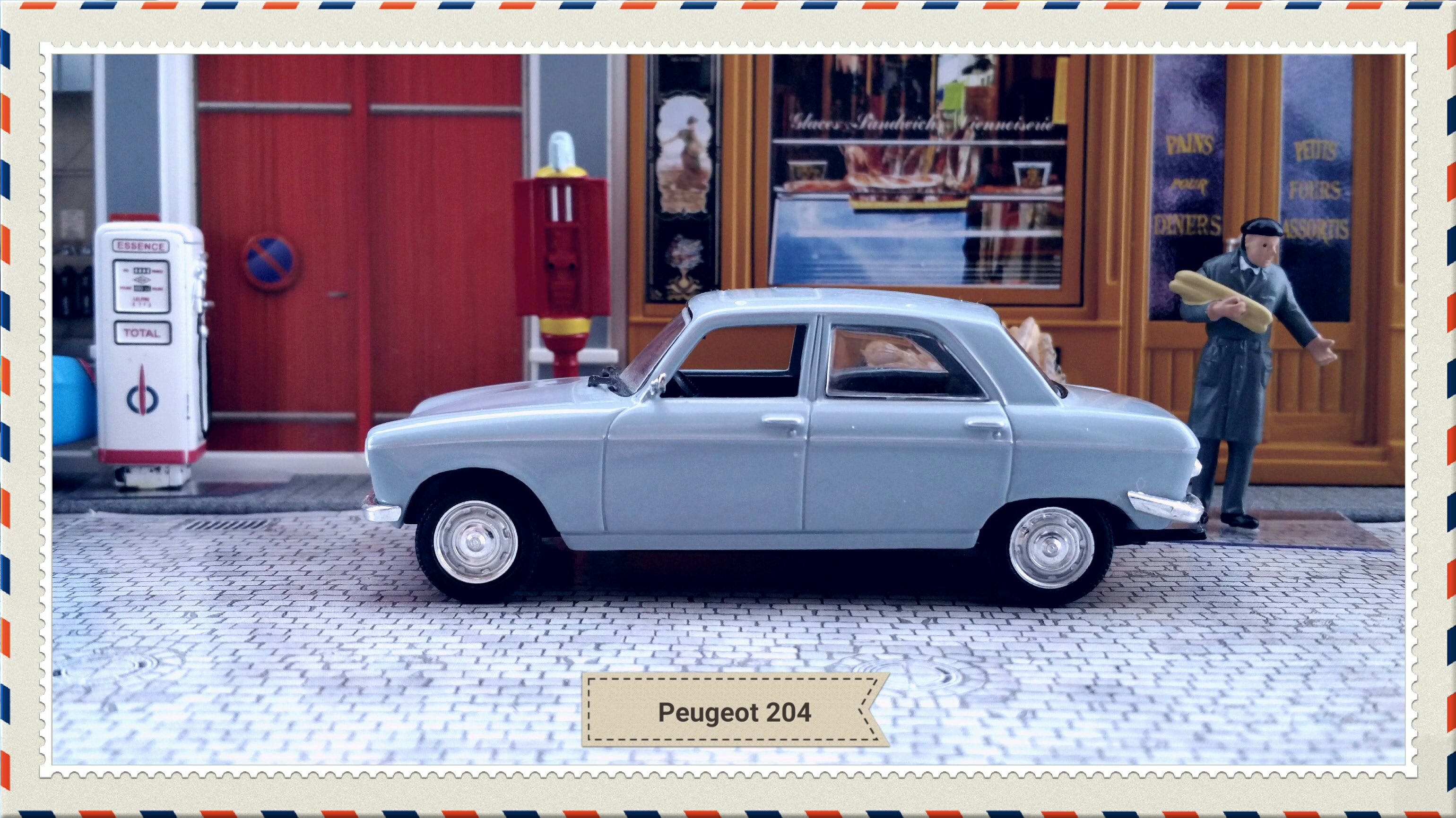 Peugeot 204 Berline (1) - Collection Peugeot toy car collectible - Main Image 1