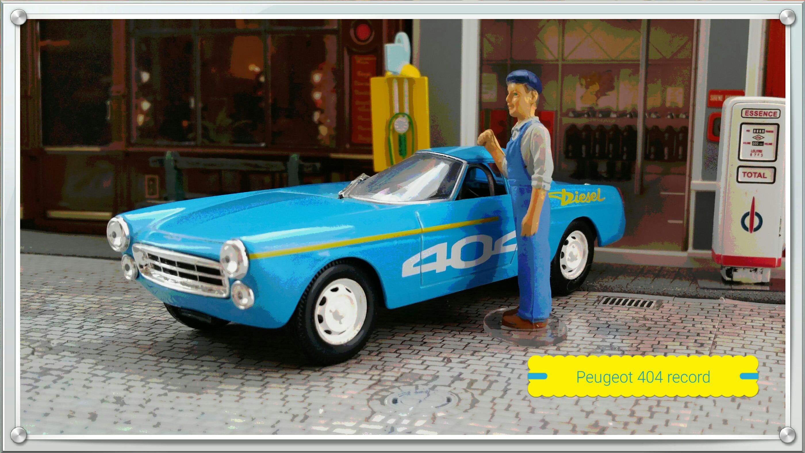 Peugeot 404 Prototype - Collection Peugeot toy car collectible - Main Image 1