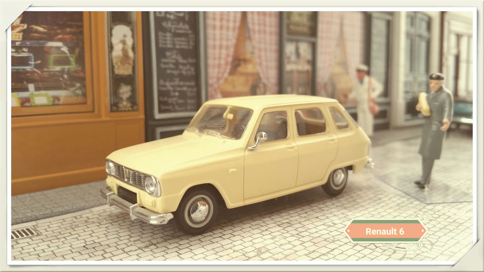 Renault R6 - Voitures françaises d’autrefois toy car collectible - Main Image 2