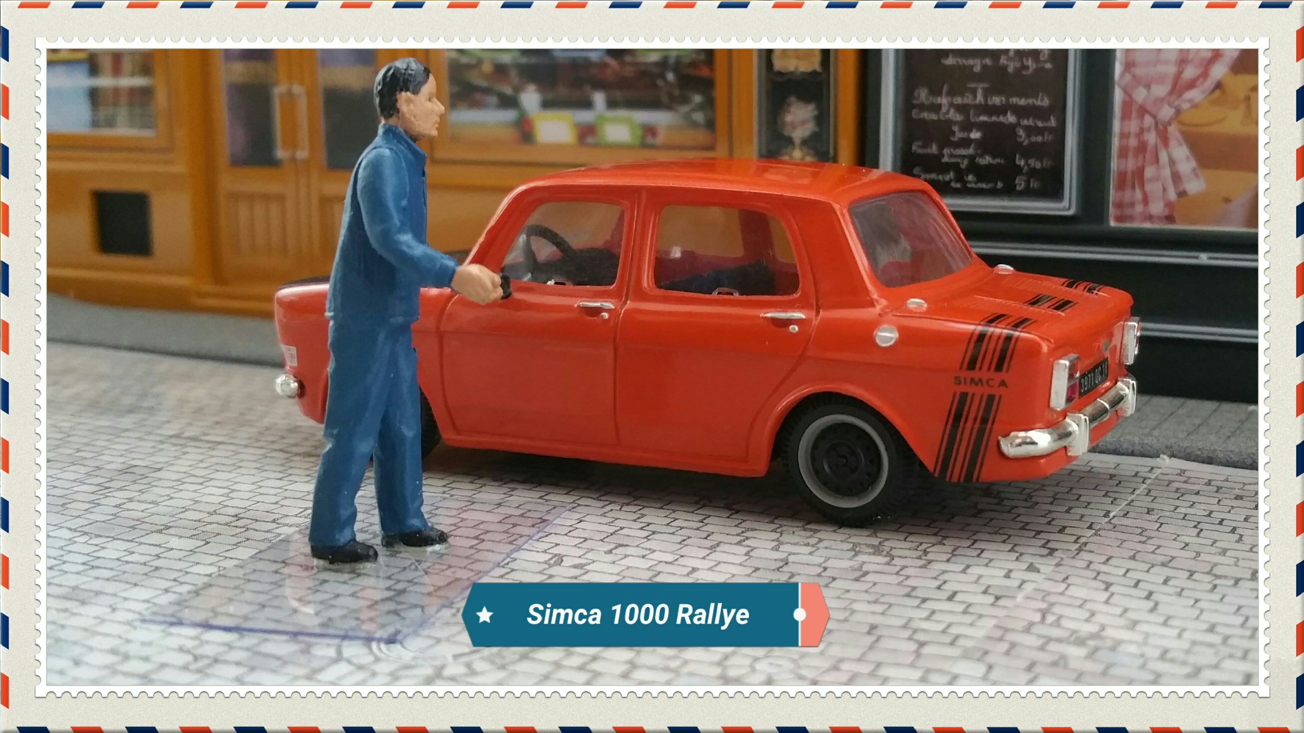 Simca 1000 Rallye - Voitures françaises d’autrefois toy car collectible - Main Image 2
