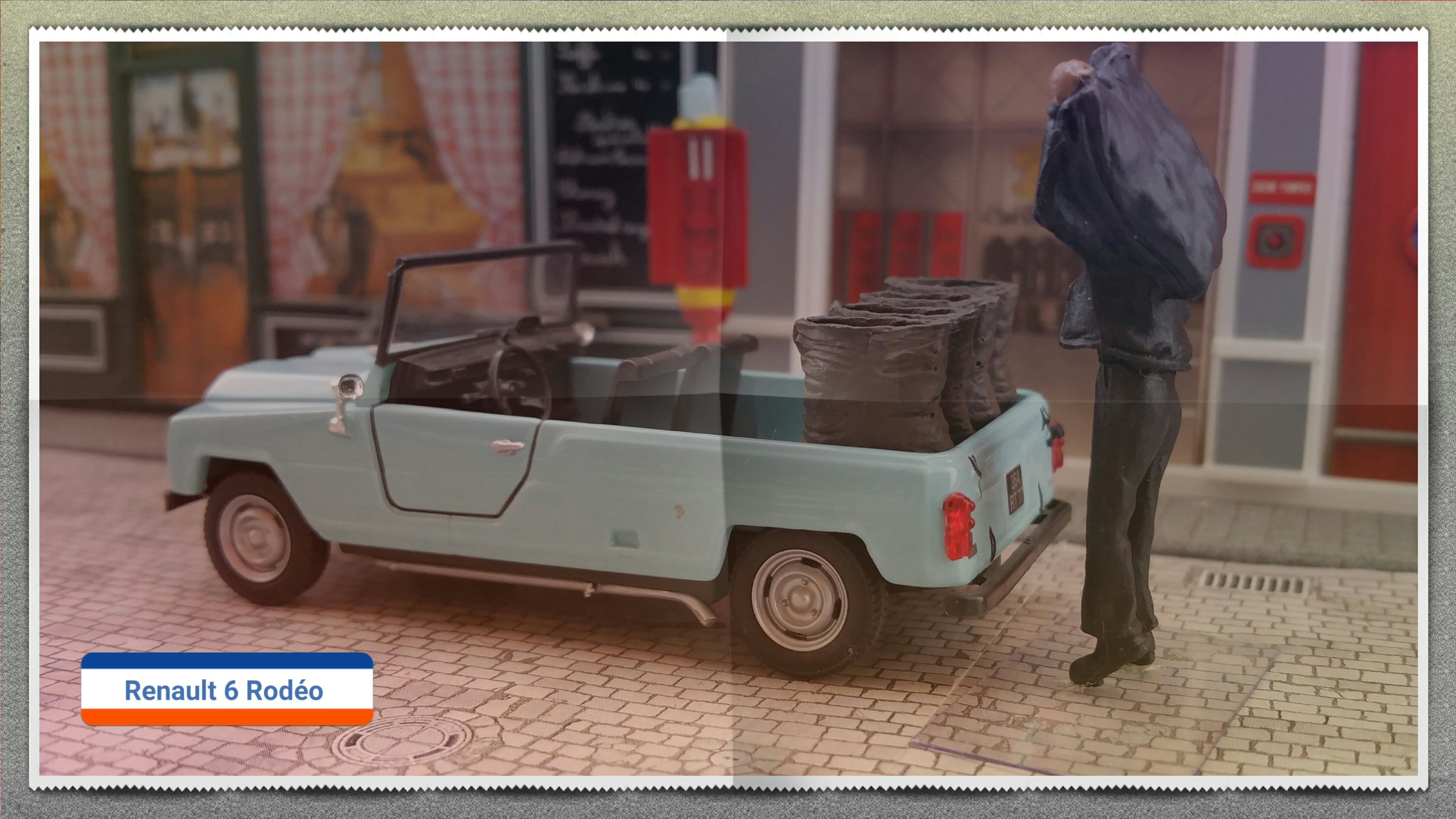 Renault Rodéo 6 - Voitures françaises d’autrefois toy car collectible - Main Image 2