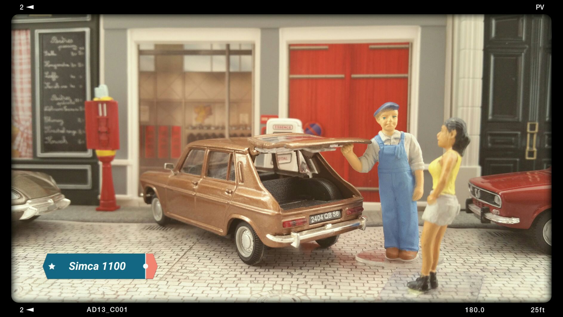 Simca 1100 - Voitures françaises d’autrefois toy car collectible - Main Image 2