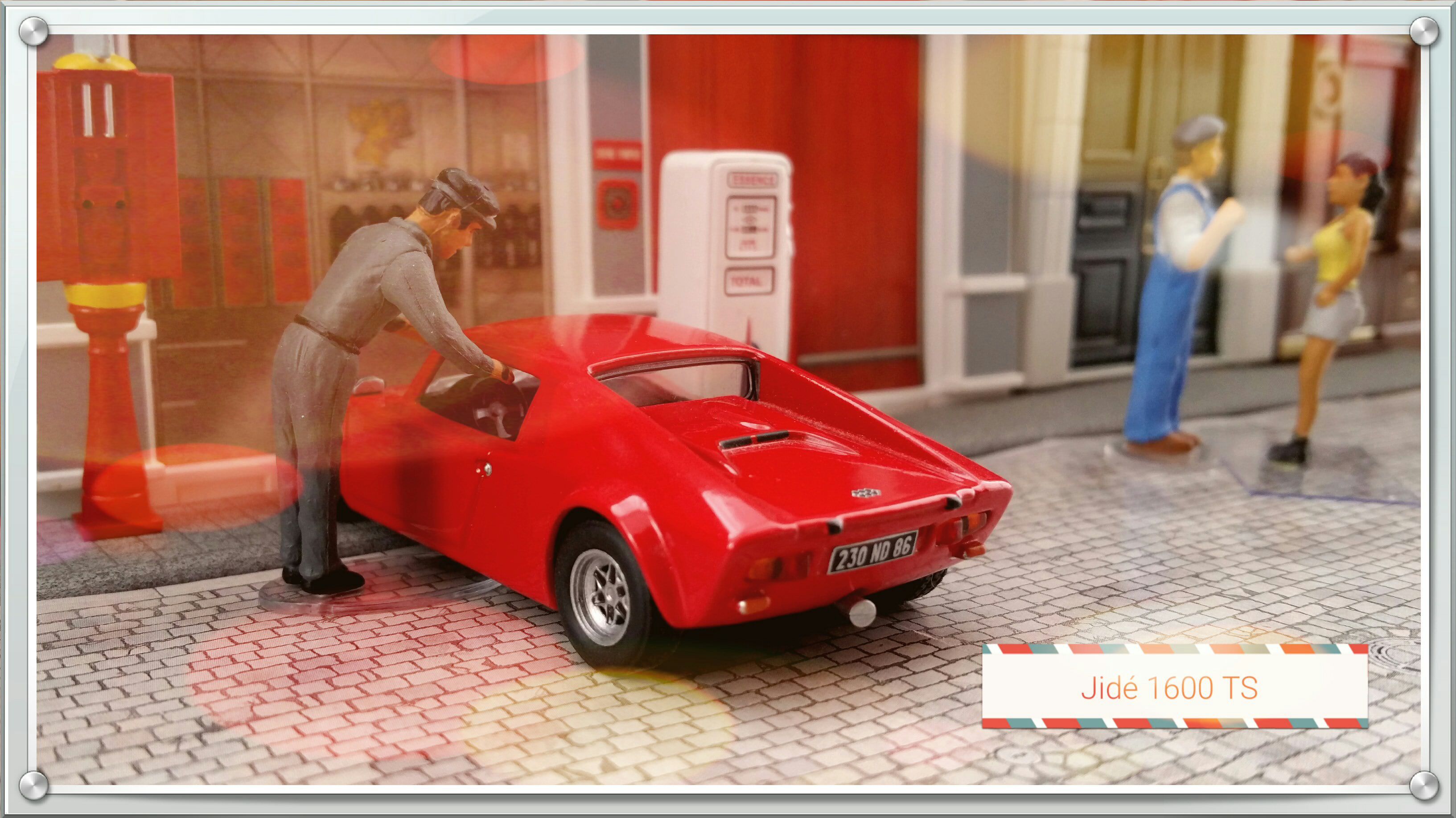 Jidé 1600 TS - Voitures françaises classiques toy car collectible - Main Image 2