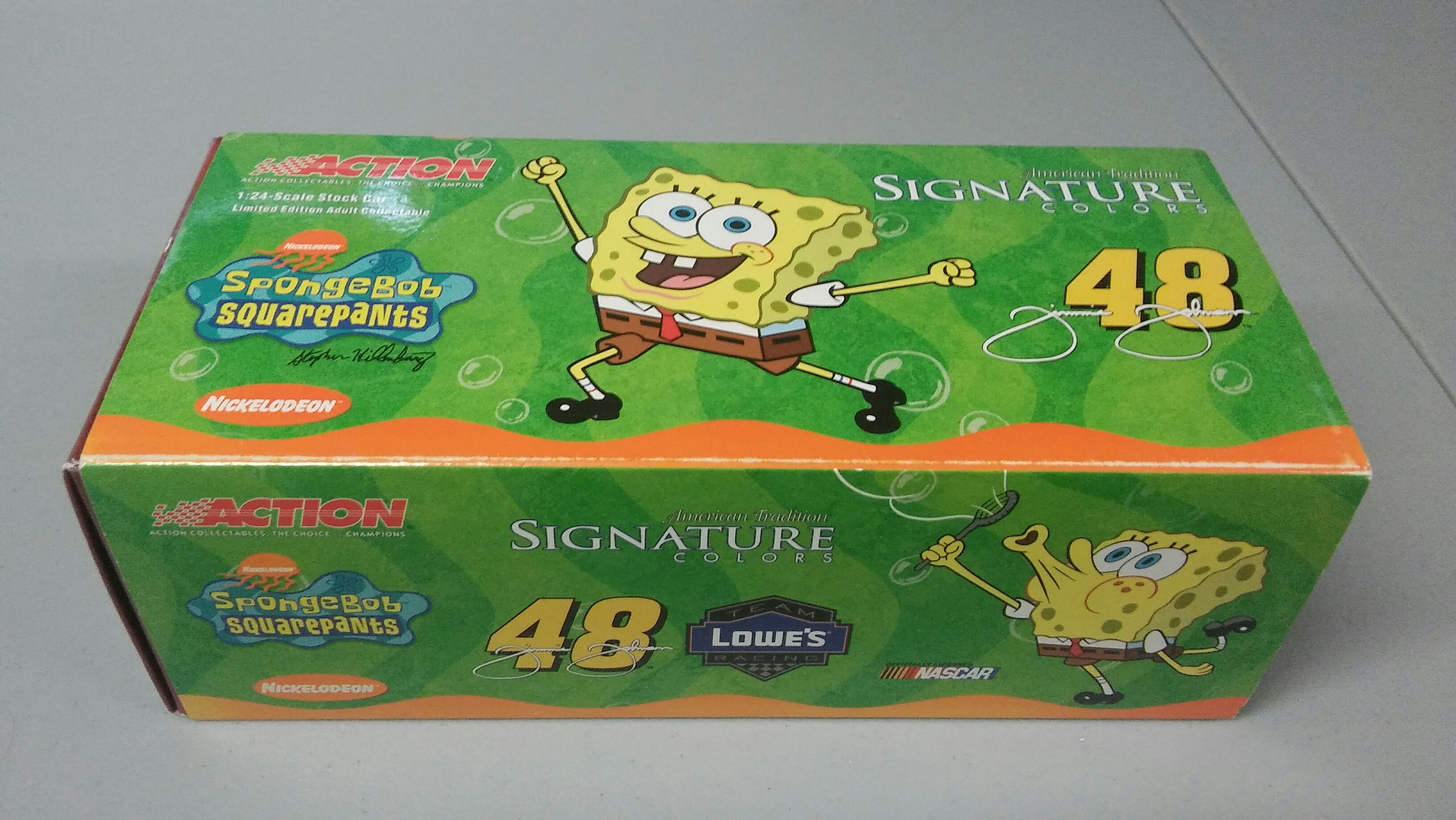 Jimmie Johnson Lowes / SpongeBob - Sponge Bob / Signature Colors toy car collectible - Main Image 1