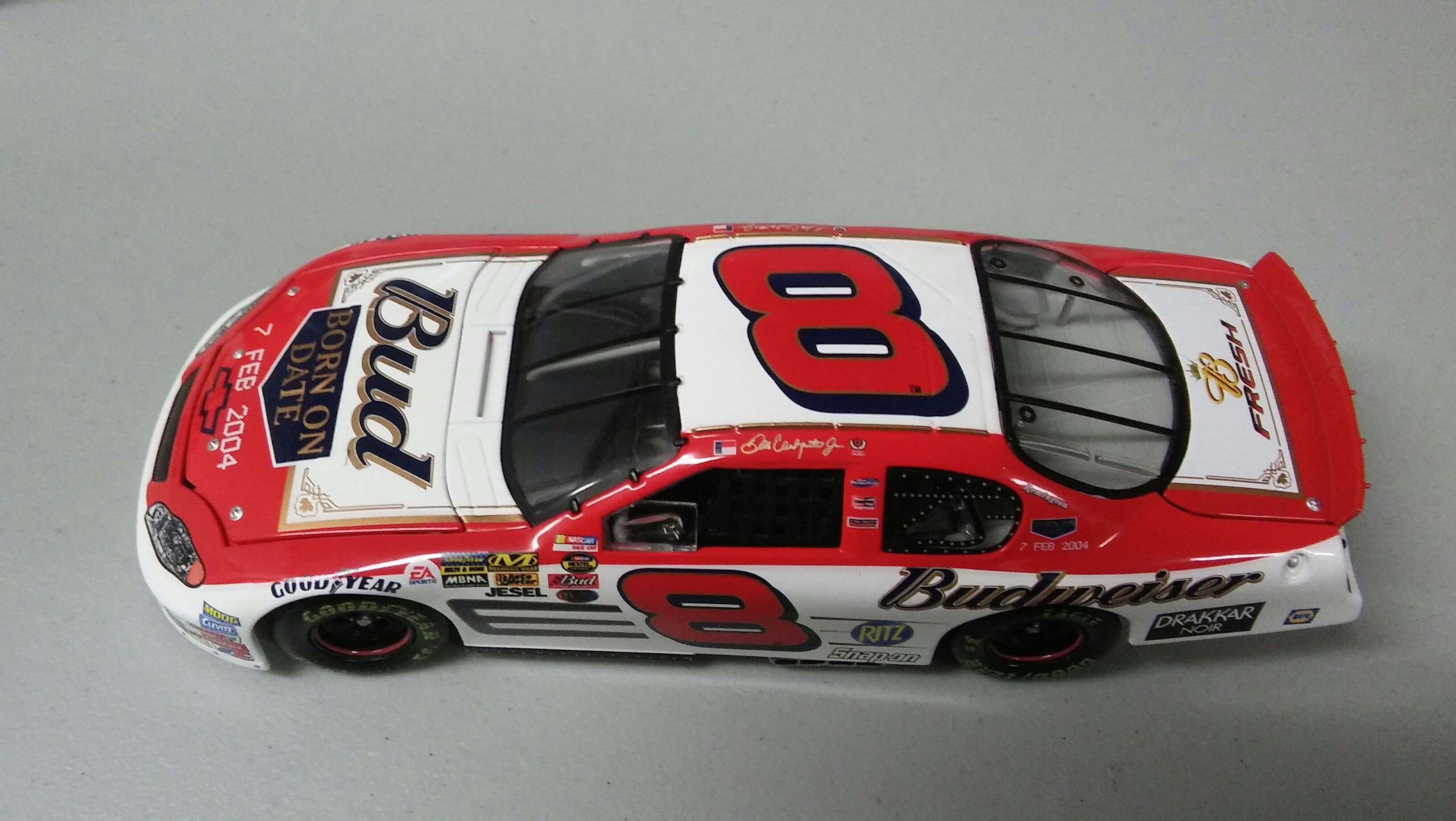 Dale Earnhardt Jr Budweiser / Born On Date - Born On Date toy car collectible - Main Image 2