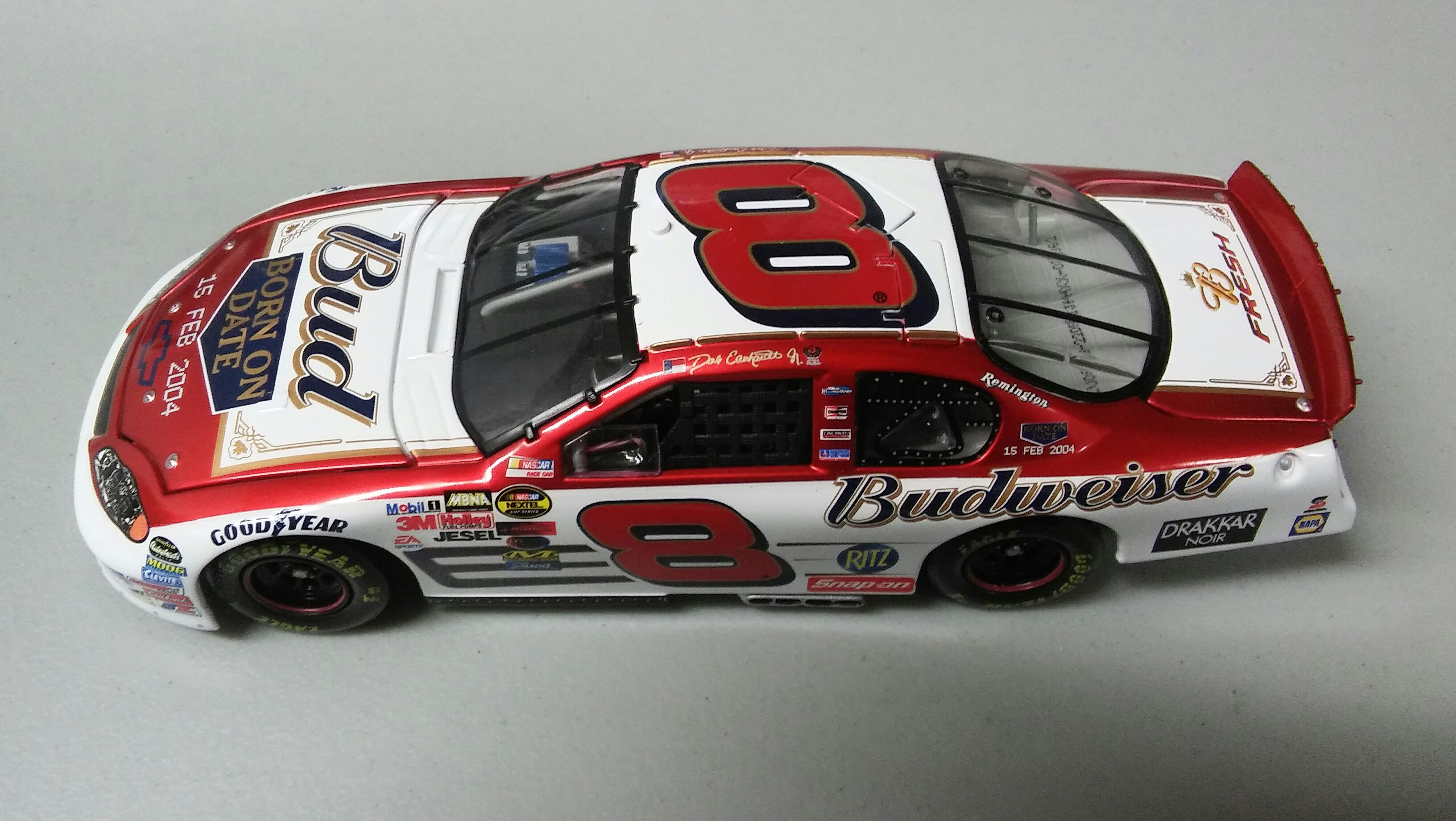 Dale Earnhardt Jr Budweiser D500 Winner - Daytona 500 50 Years / Born On Date toy car collectible - Main Image 2