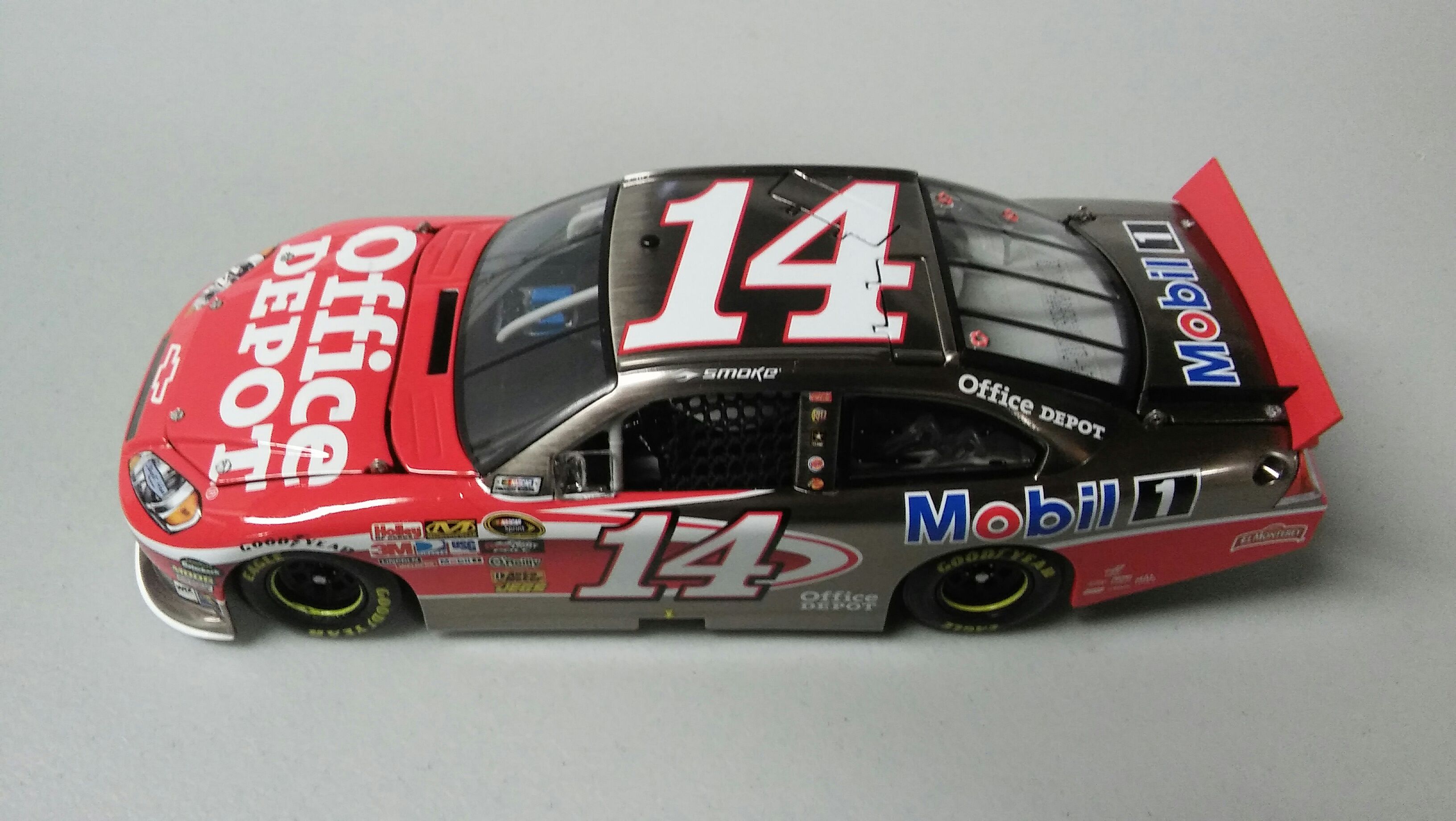 Tony Stewart #14 Office Depot - Brushed Metal toy car collectible - Main Image 2
