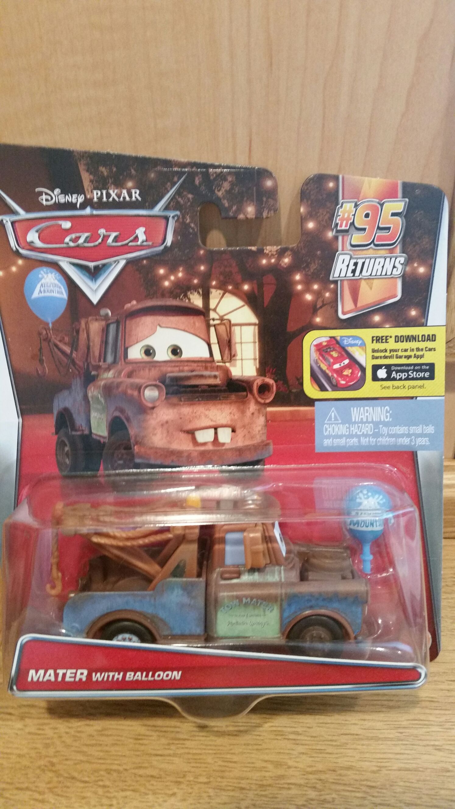Mater with Balloon - (2016 - Cars 2016) 95 RETURNS (7) toy car collectible - Main Image 1