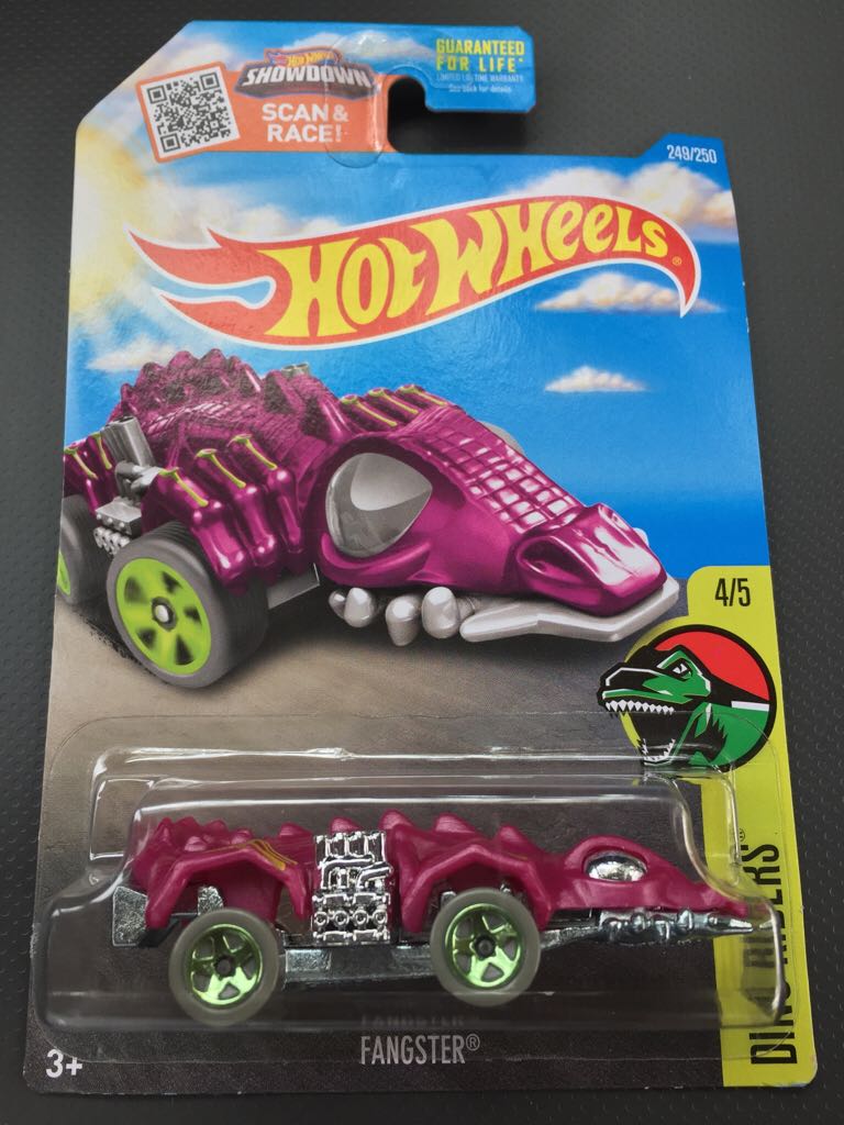 Hot Wheels - Dino Riders toy car collectible - Main Image 1