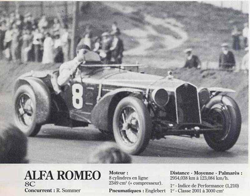 Alfa Romeo 8C 2300 Tipo Le Mans - 2300 cc toy car collectible - Main Image 2