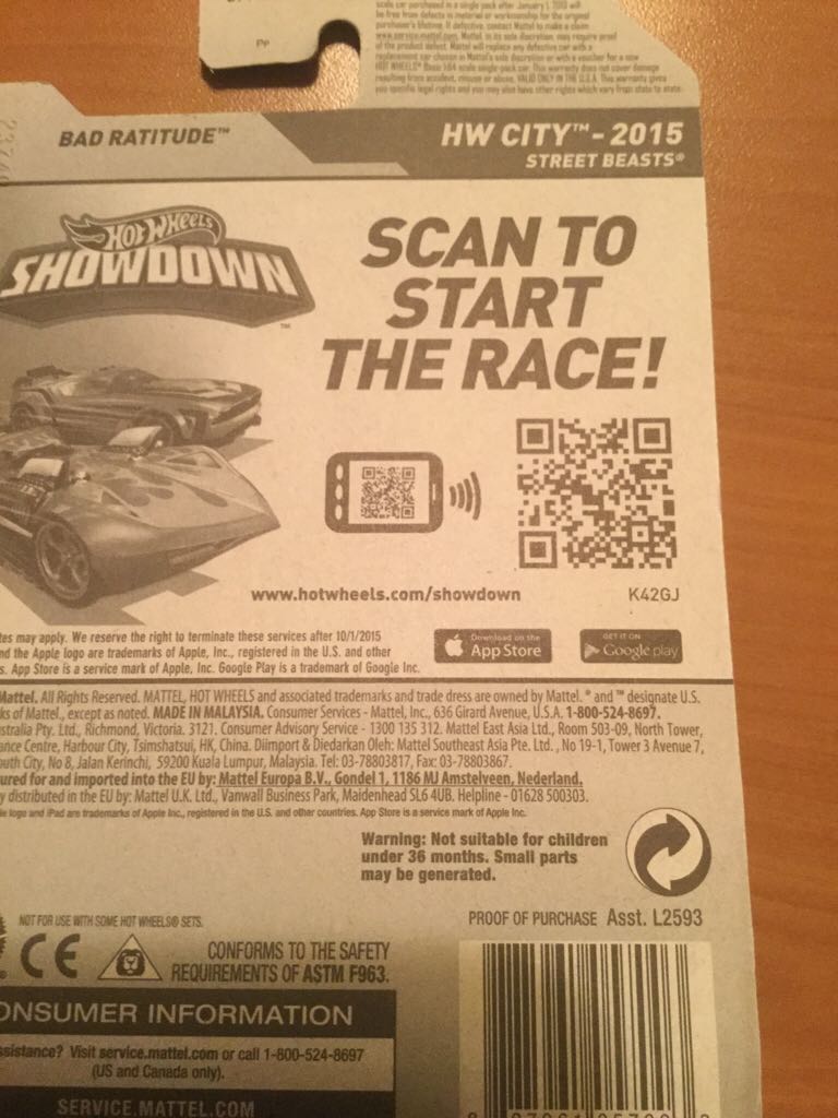 Bad Rattitude - 2015 Hw City toy car collectible - Main Image 2