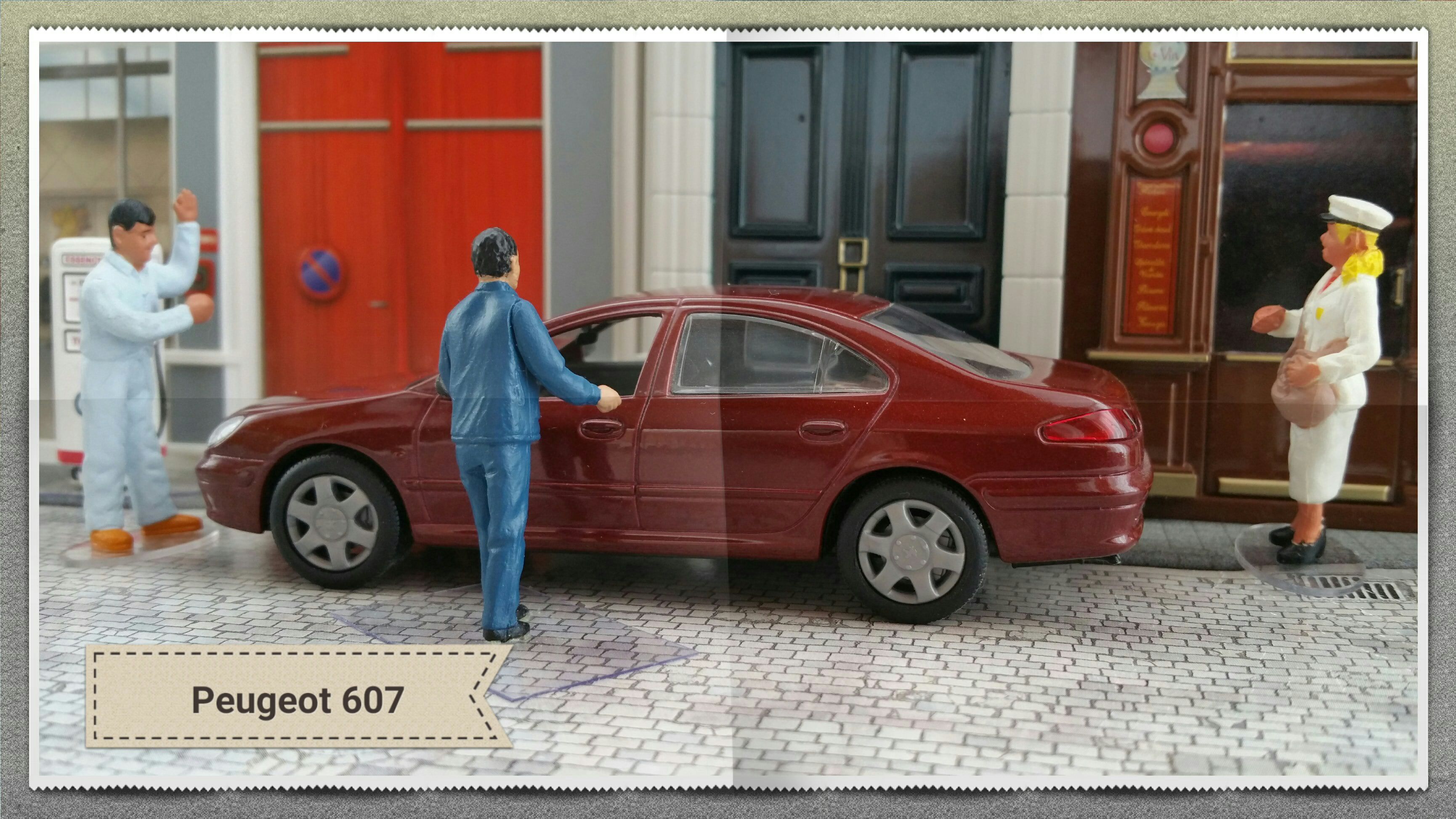 Peugeot 607 - Voitures françaises d’autrefois toy car collectible - Main Image 2