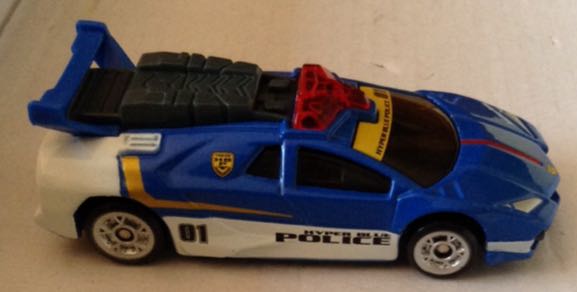 Hyper Blue Police Lambonghini  - Tomica toy car collectible - Main Image 2