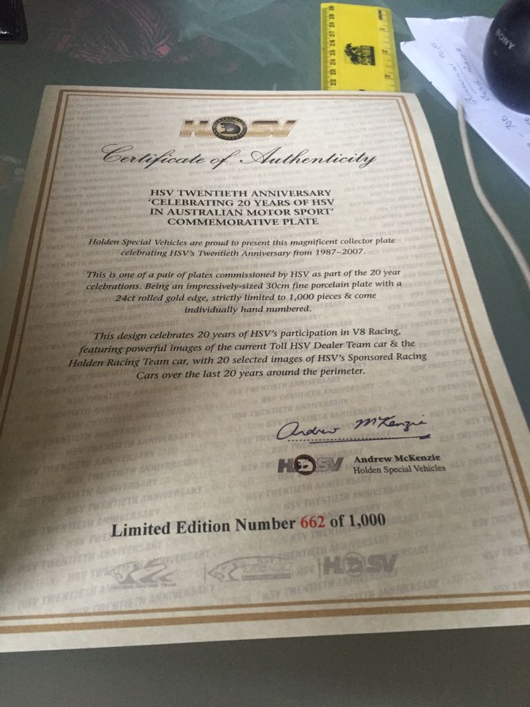 Miscellaneous Commemorative Plate   toy car collectible - Main Image 2